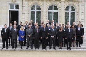 Participants of the Ministerial conference ‘Building a 2020 Vision for South East Europe’, held in Paris, France on 24 November 2011. (Photo: Courtesy of OECD)